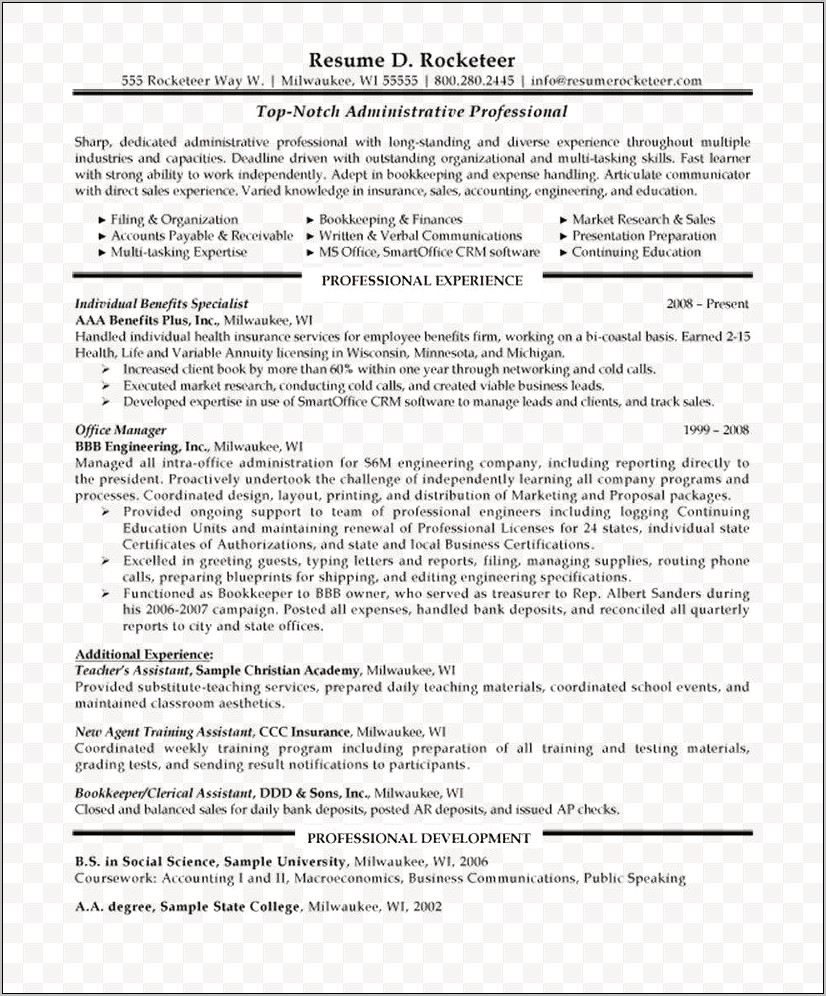 Clerical Resume Cover Letter Examples