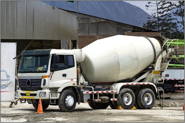 Concrete Truck Driver Resume Sample