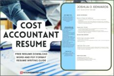 Cost Accountant Resume Formats Examples