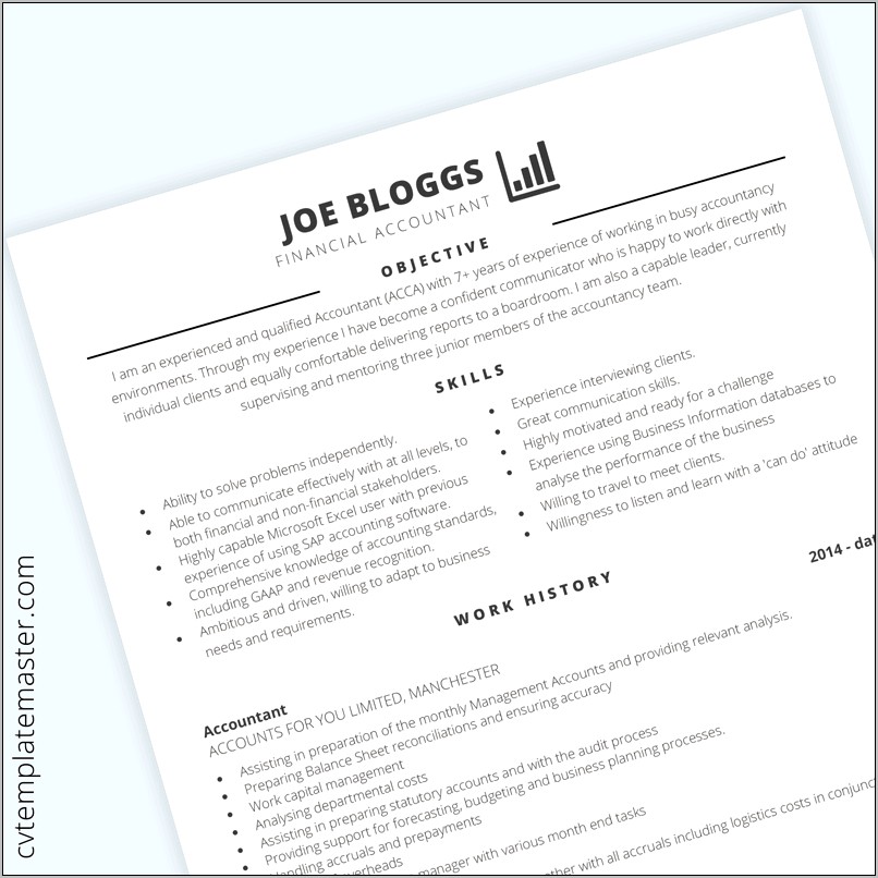 Cpa Resume Examples Word Template