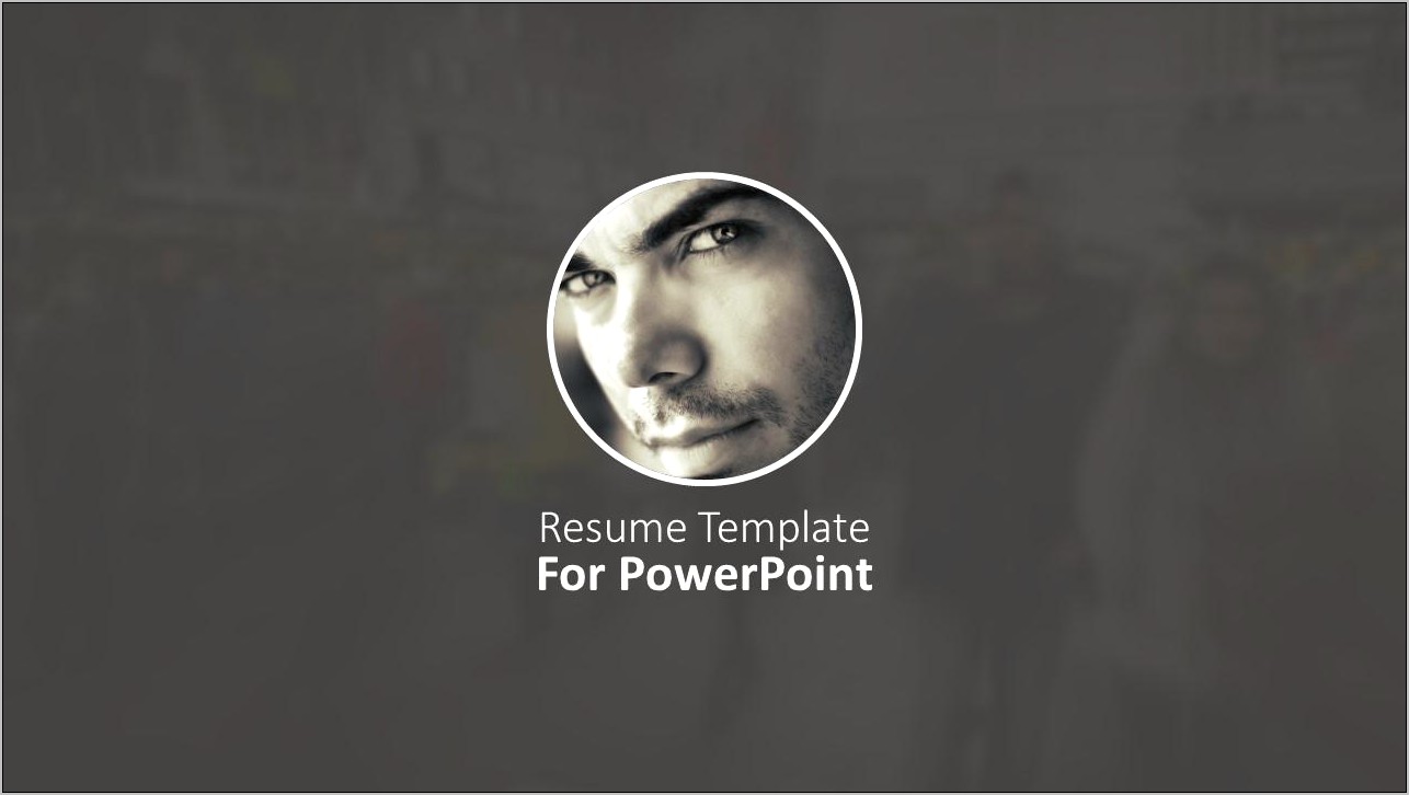 Creative Resume Templates Powerpoint Free