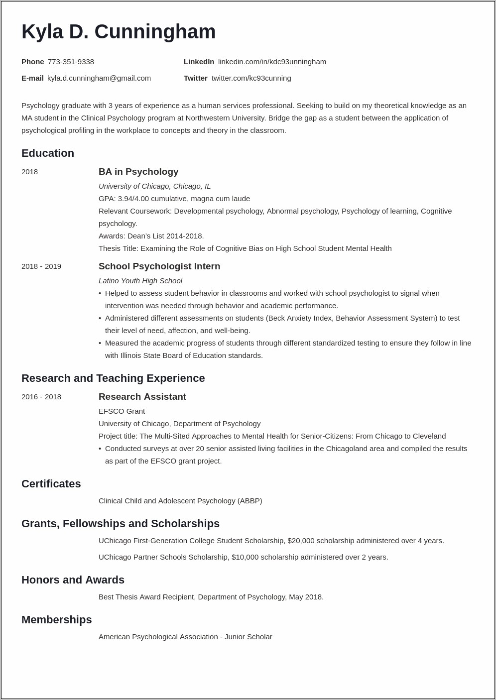 Director Of Admissions Resume Objective