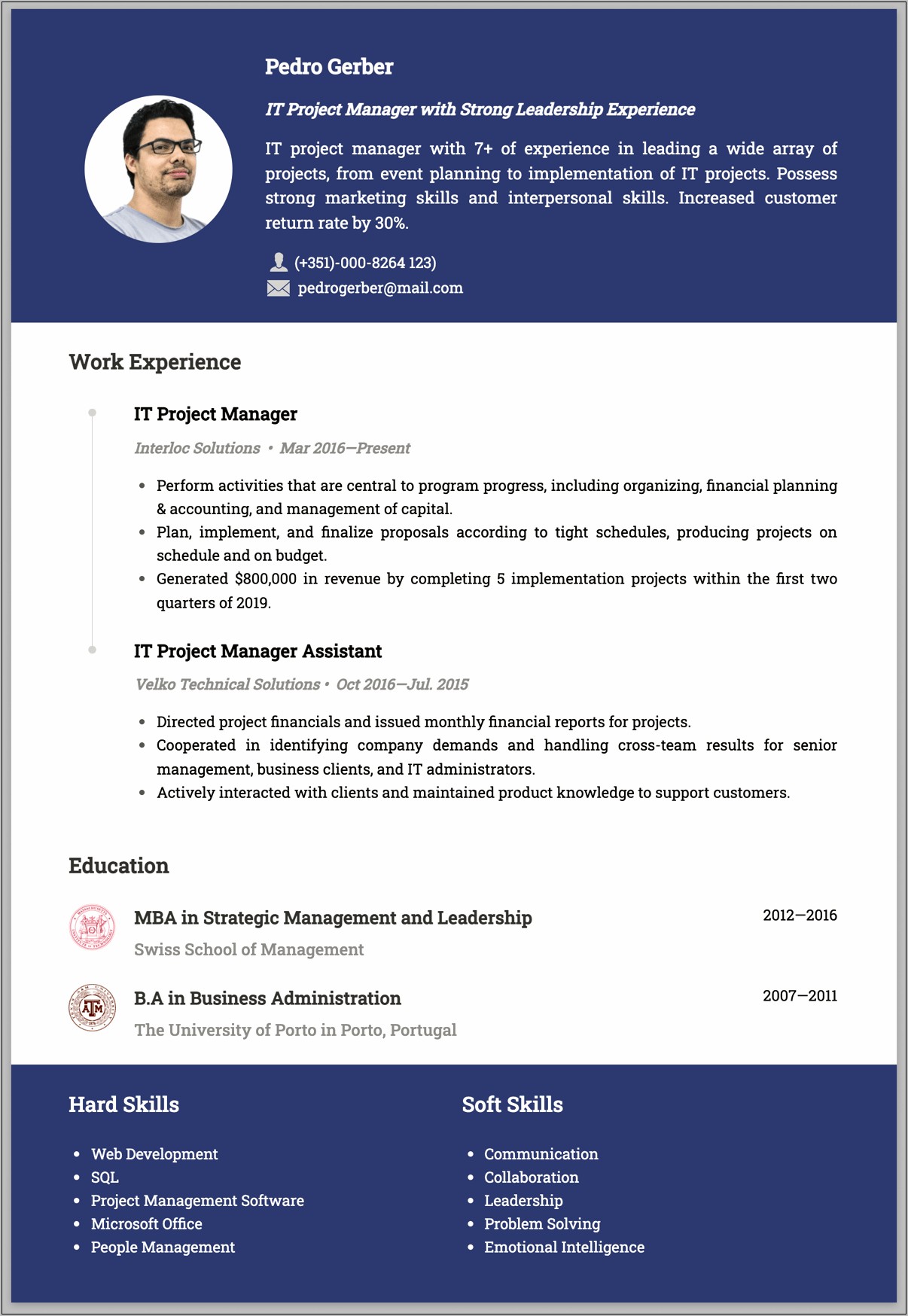 Dynamics Crm Project Manager Resume
