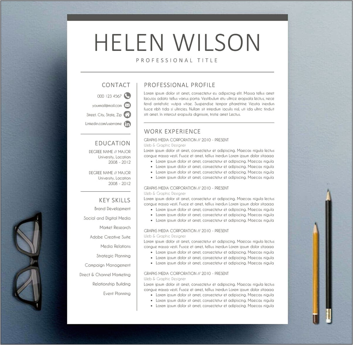 Easy To Read Resume Examples