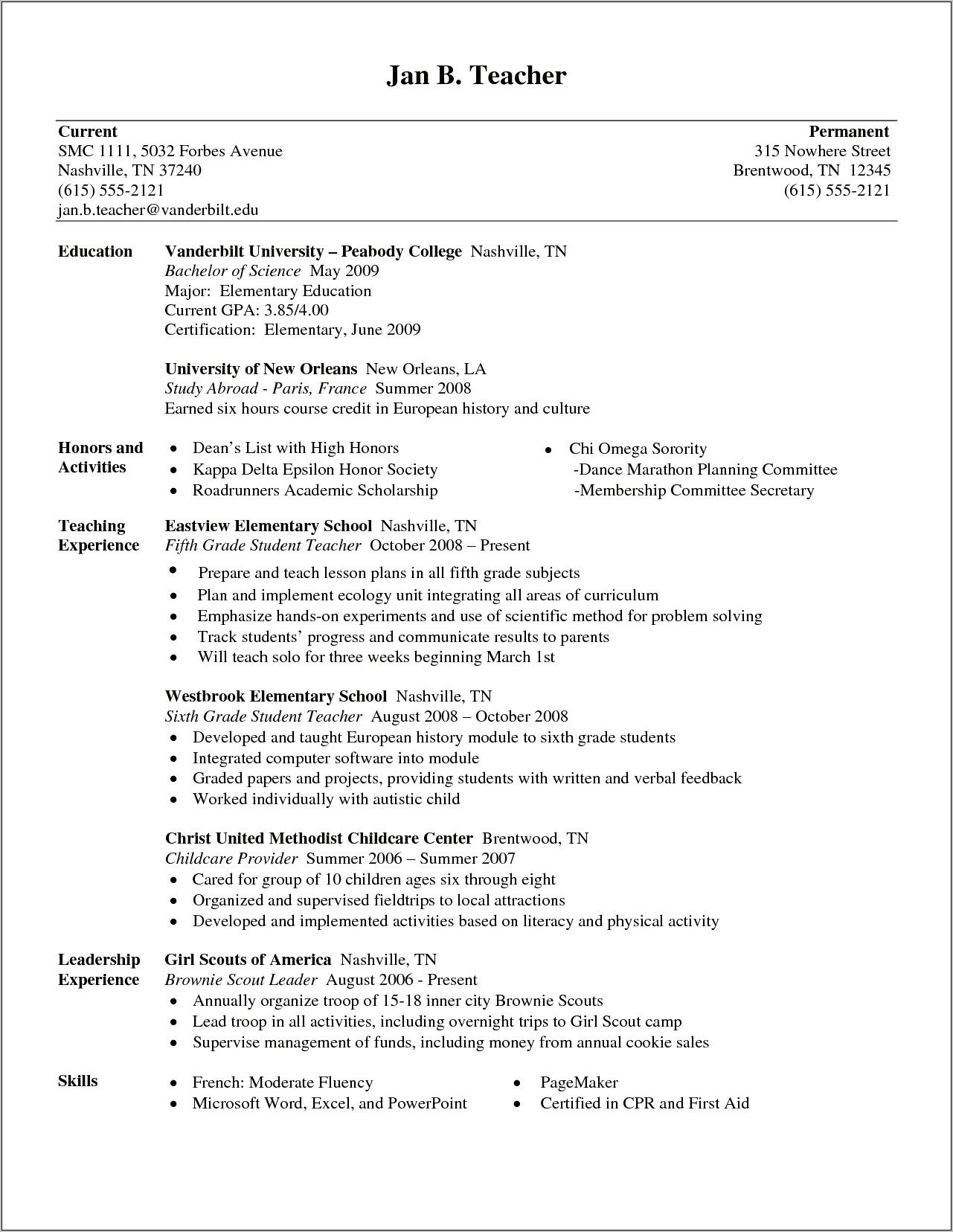 Elementary School Secretary Resume Objectives