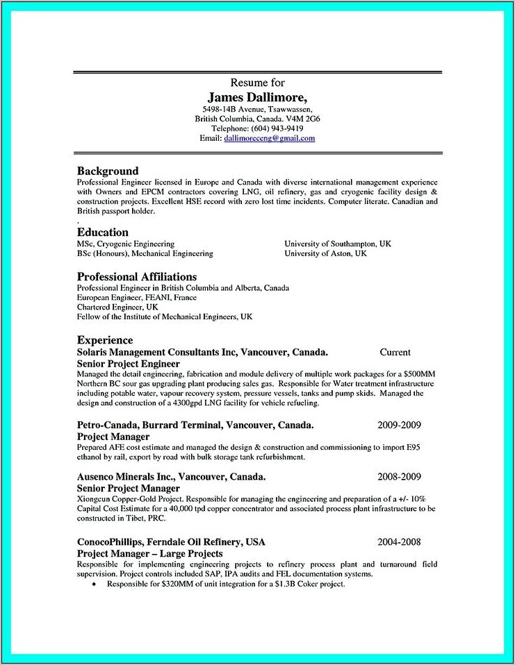 Entry Level Machinist Resume Examples