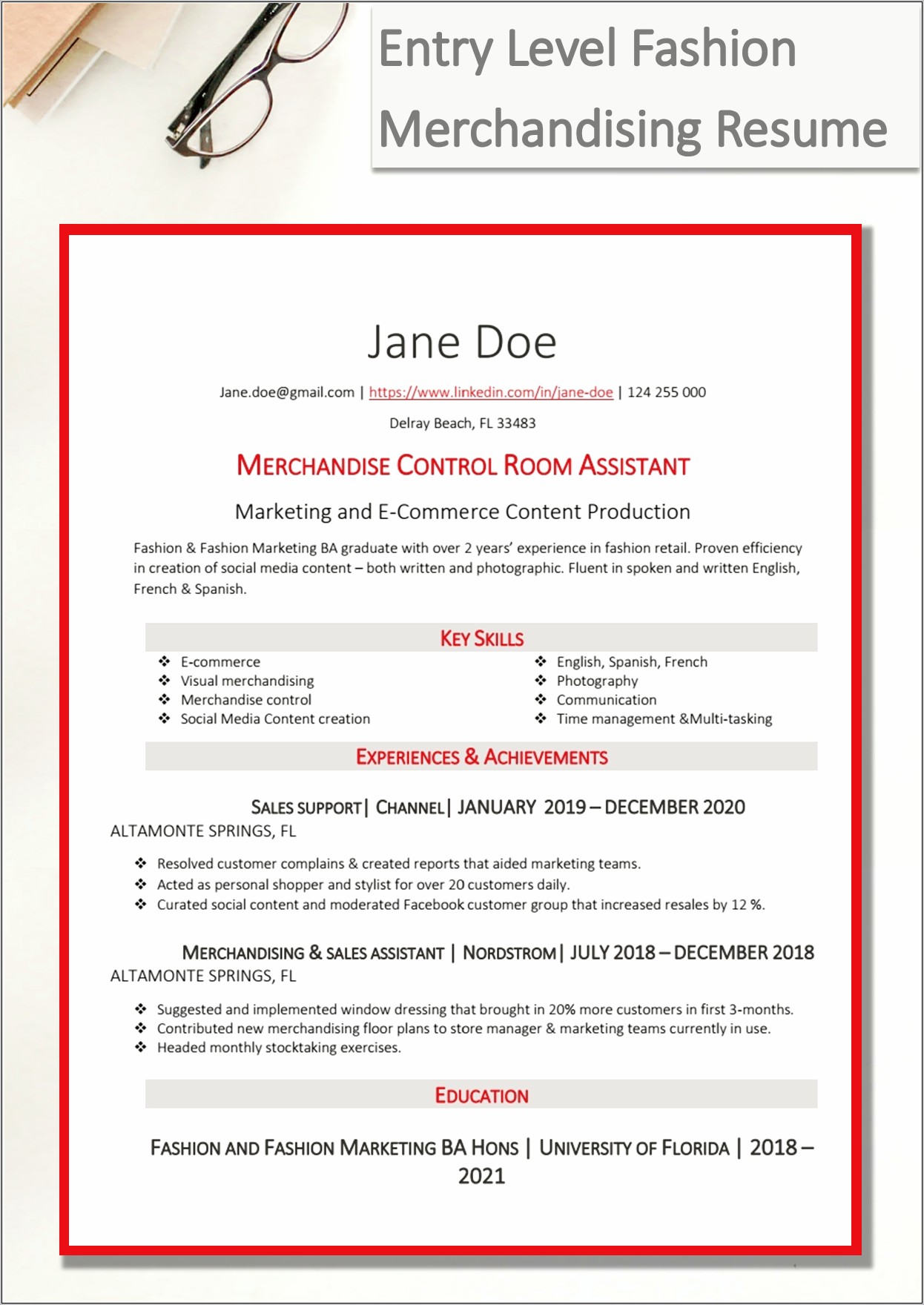 Entry Level Technology Resume Examples