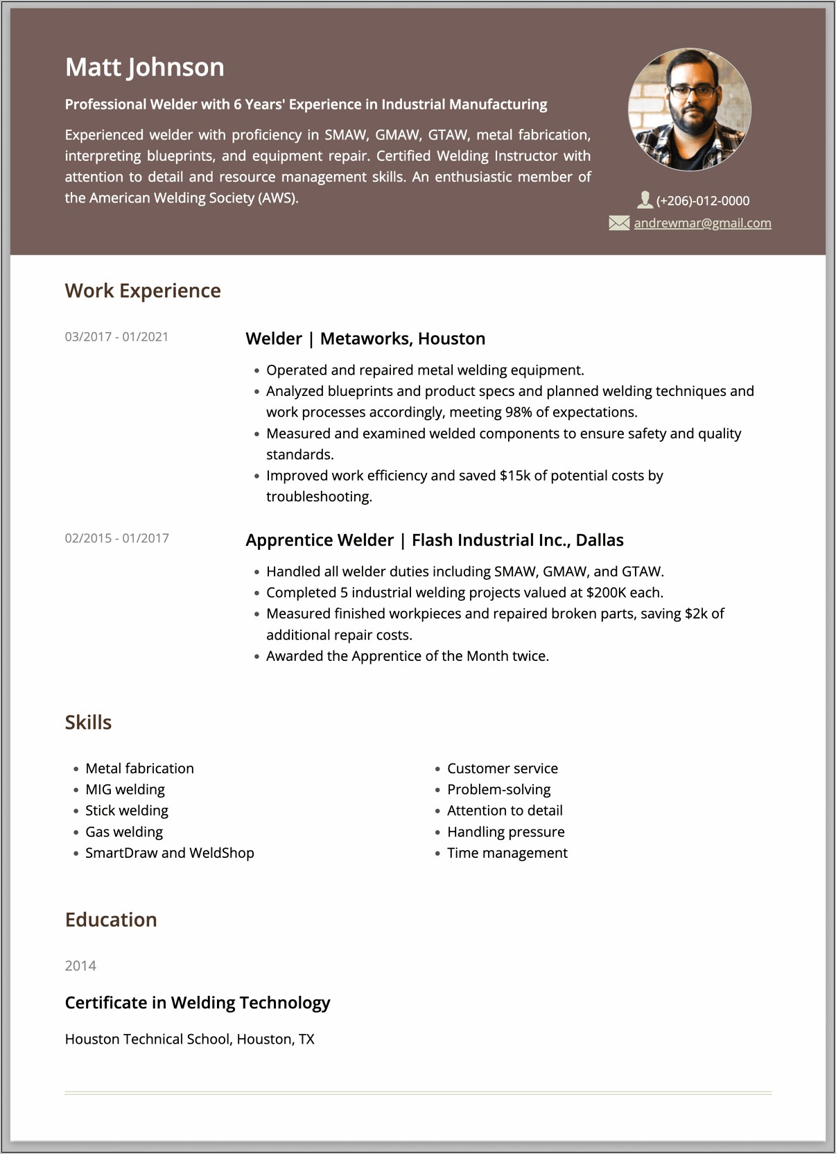 Example Of Professional Resume Summary