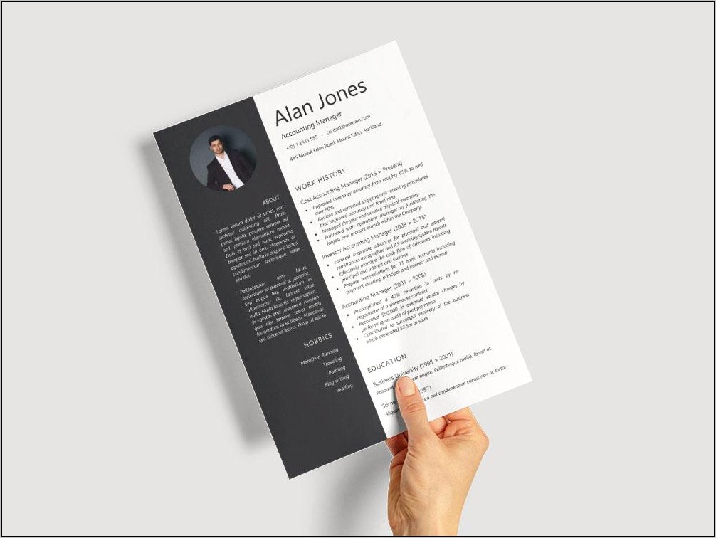 Example Resume For Accounting Manager