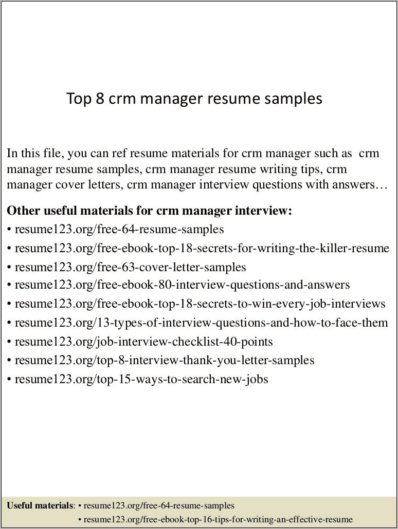 Example Resume For Resident Advisor
