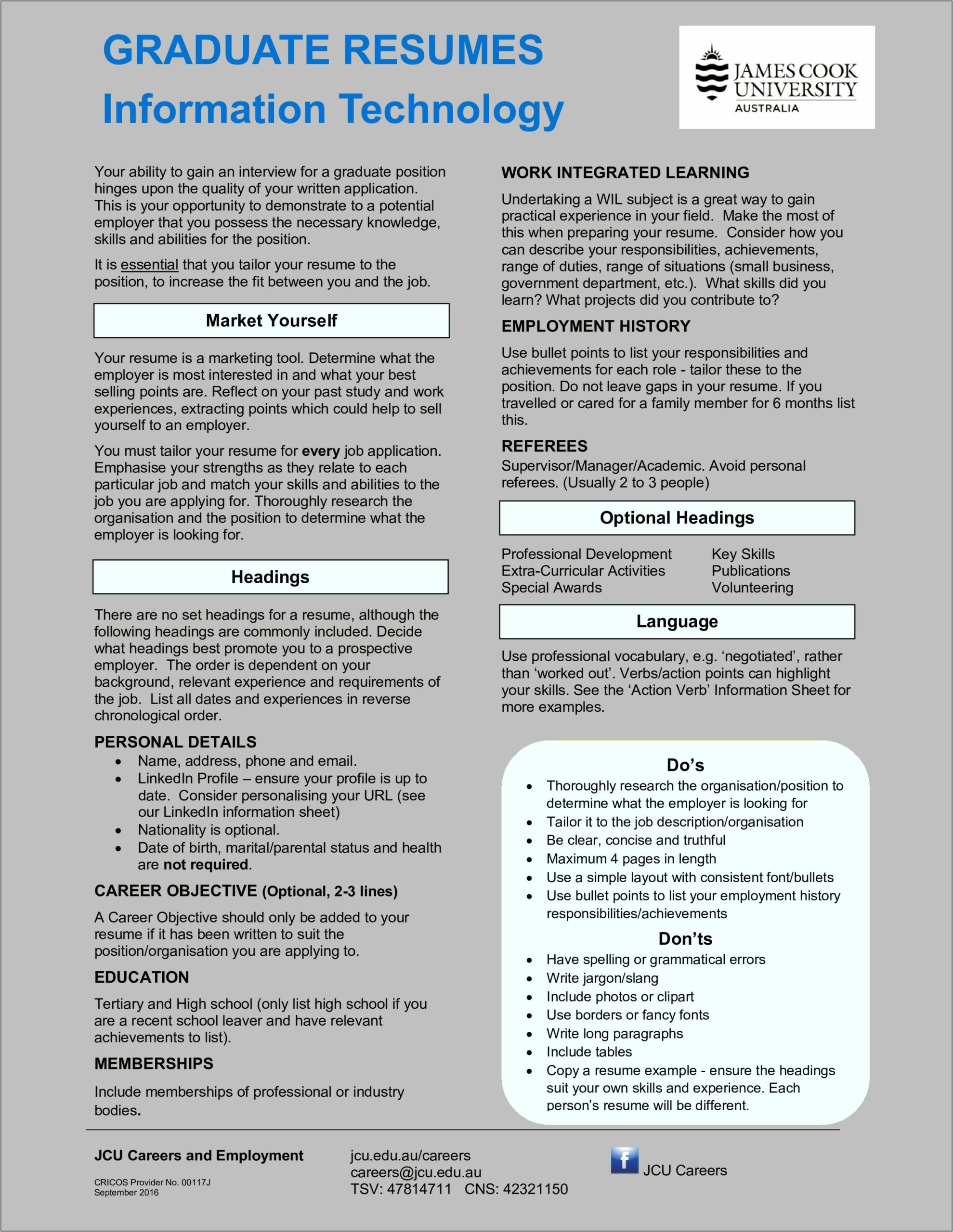 Examples Of It Professional Resumes