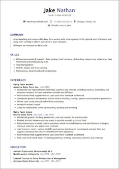 Examples Of Production Operator Resume