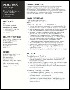 Excellent Resume Samples For Freshers