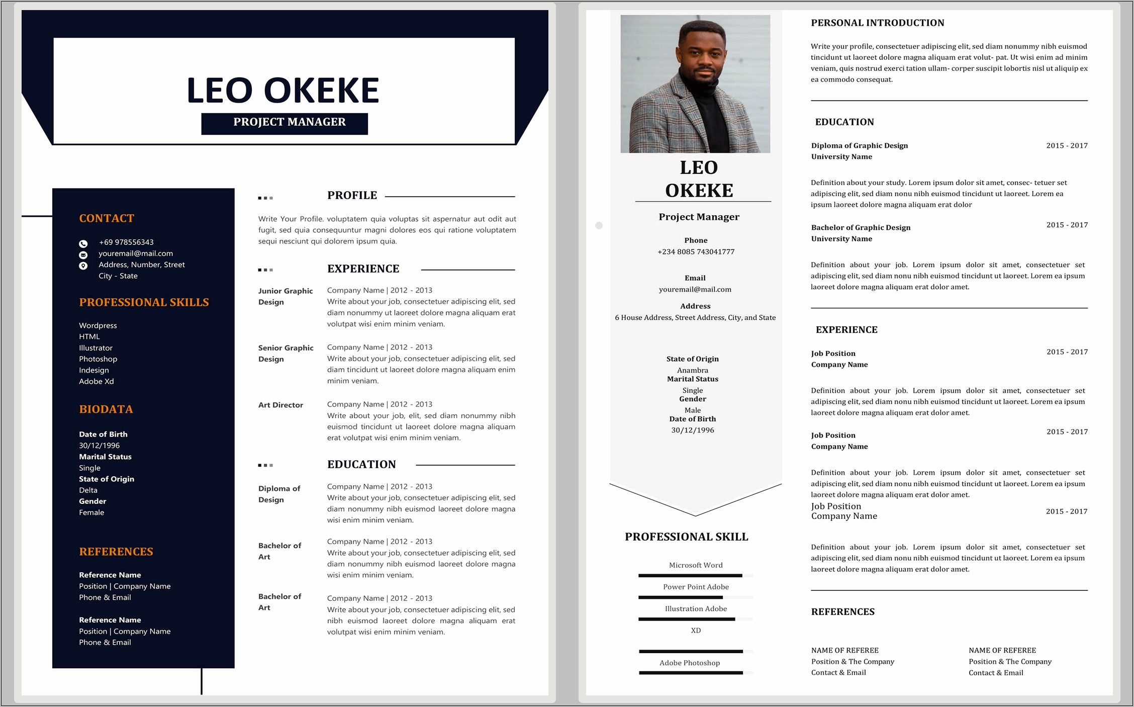 Fill In Resume Online Free