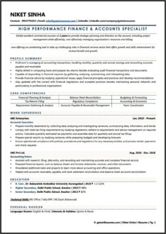 Financial Management Specialist Resume Examples