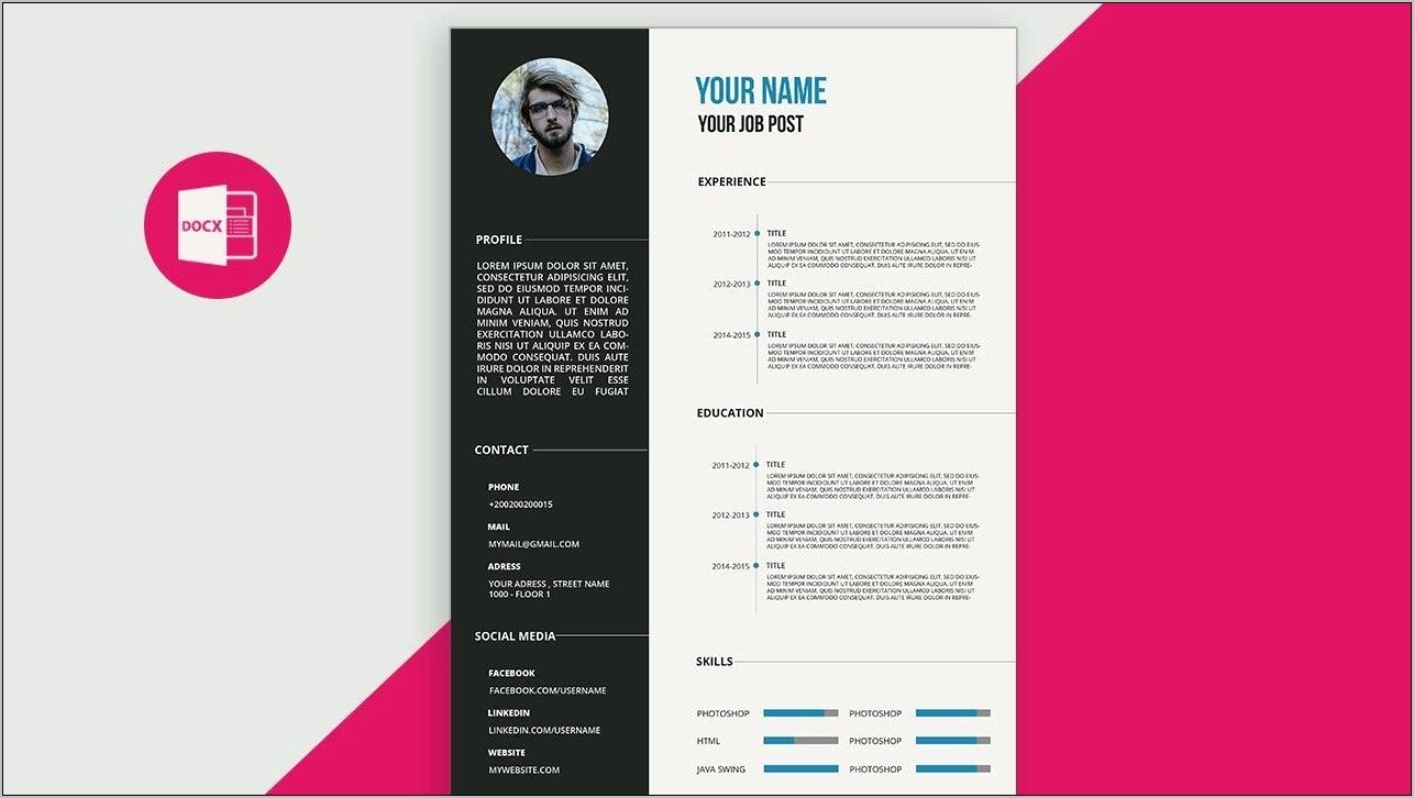 Free Cascade Resume Template Download