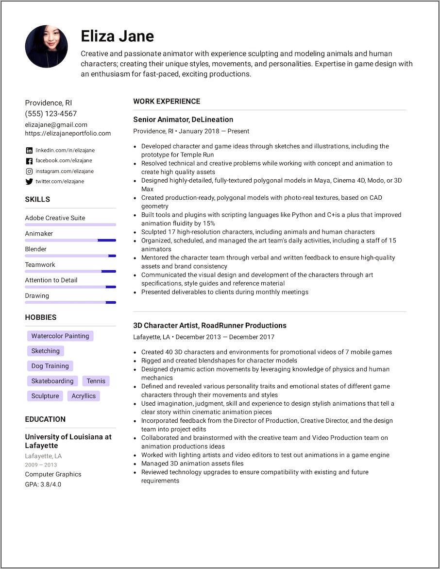 Free Federal Resume Template 2017