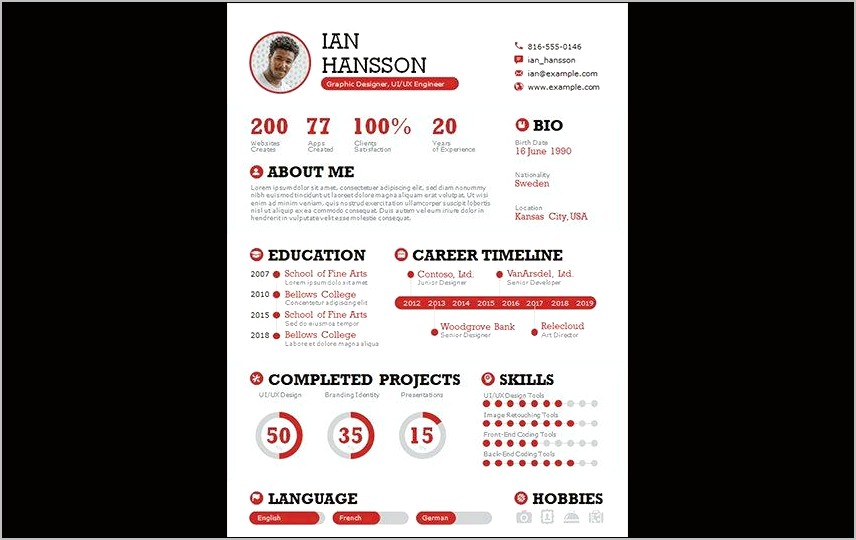 Free Professional Resume Template 2015