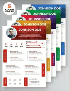 Free Resume Template For Photoshop