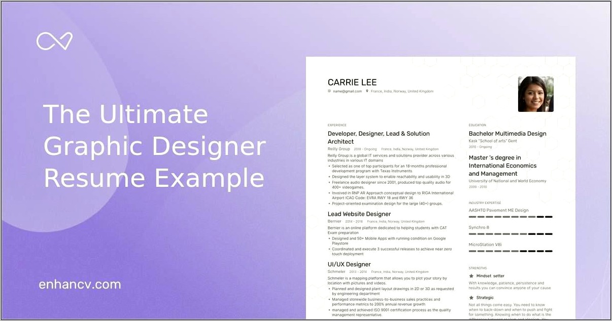 Graphic Designer Resume Examples 2019