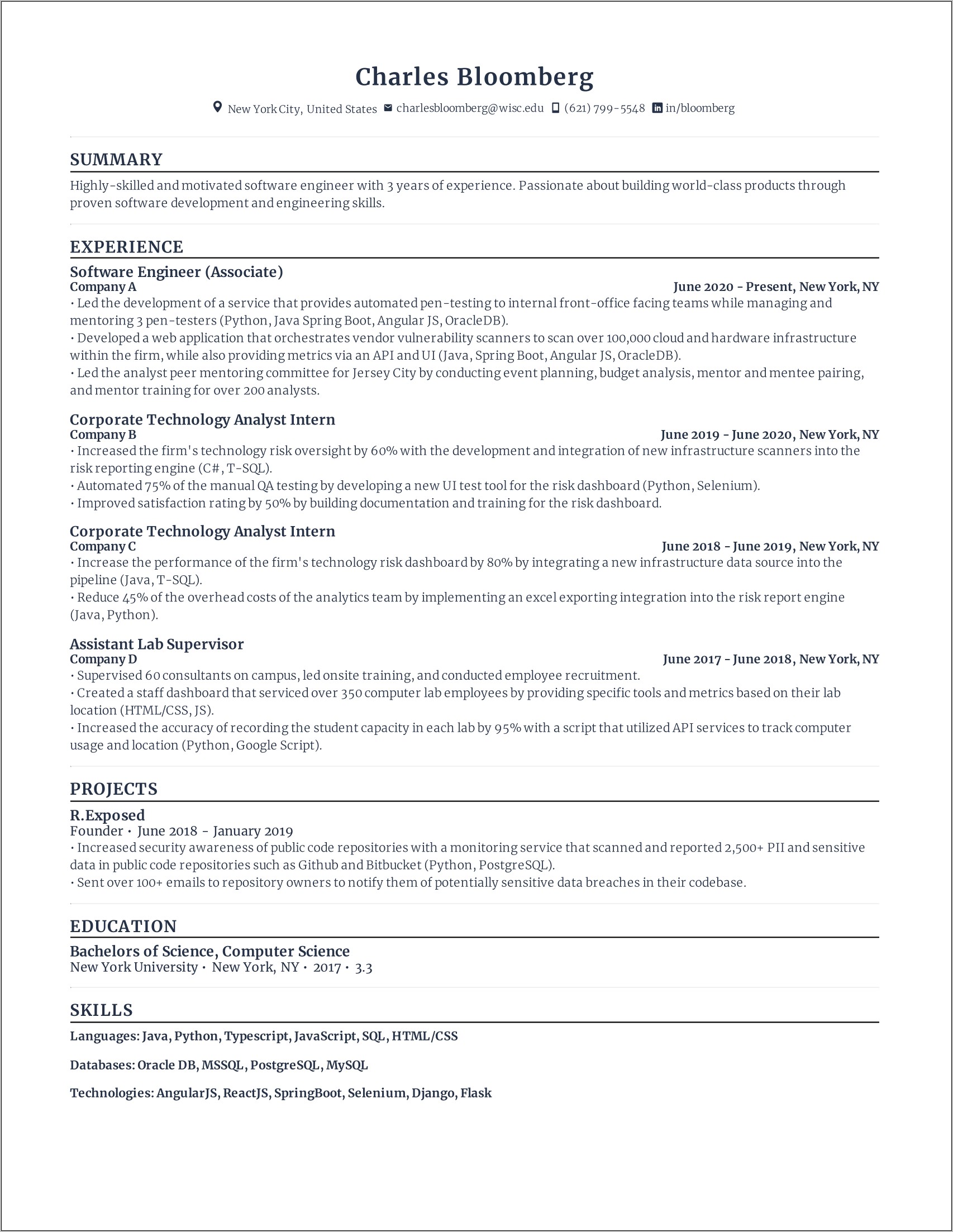 Healthcare Software Consultant Resume Samples