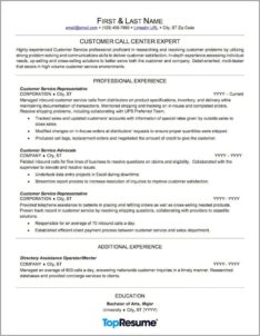 Help Desk Job Resume Samples