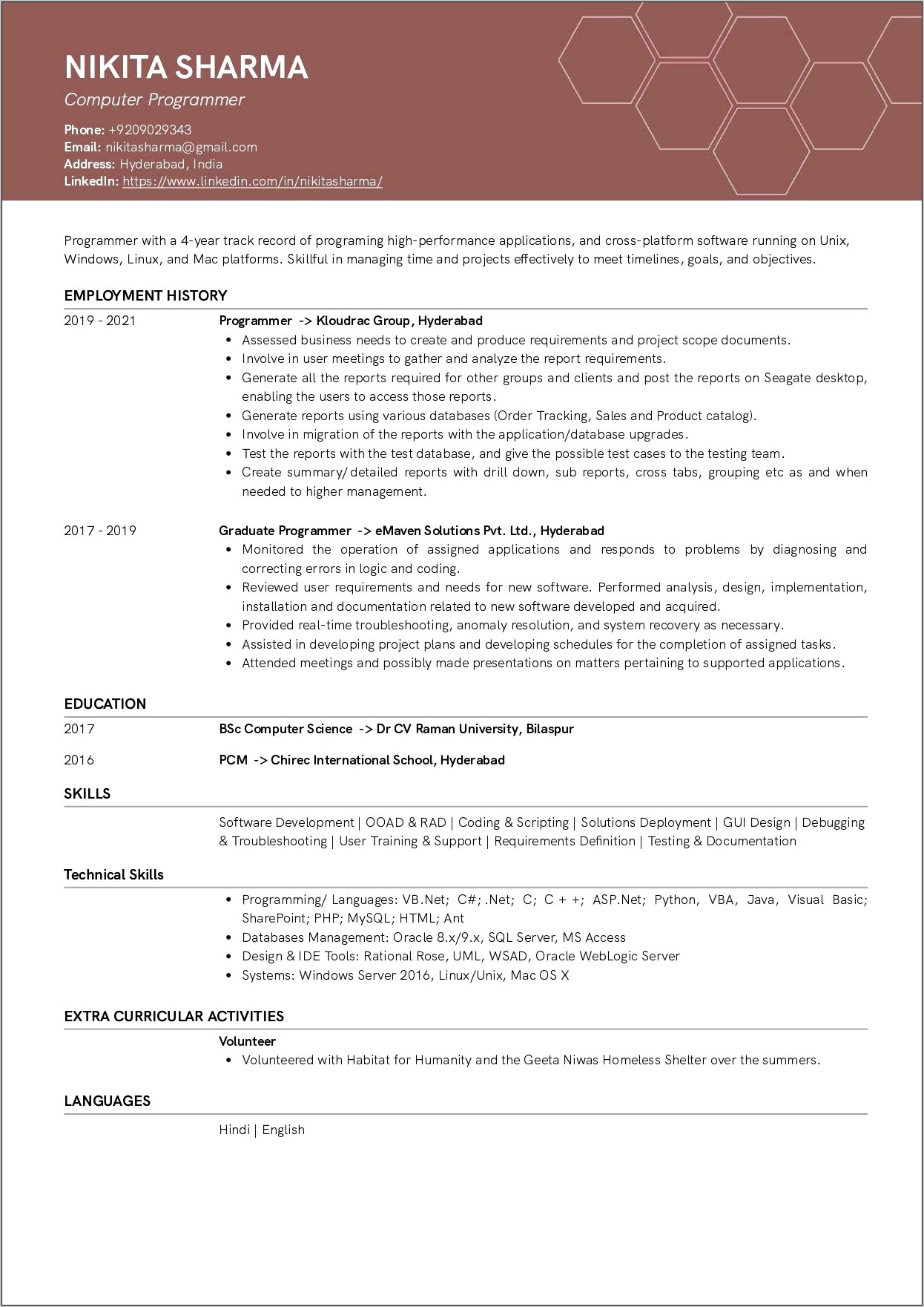 Homeless Initiative Manager Resume Sample