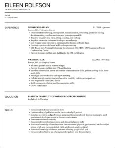 Hospice Nurse Job Description Resume