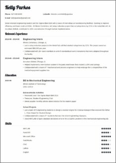 Indian Student Resume Format Sample