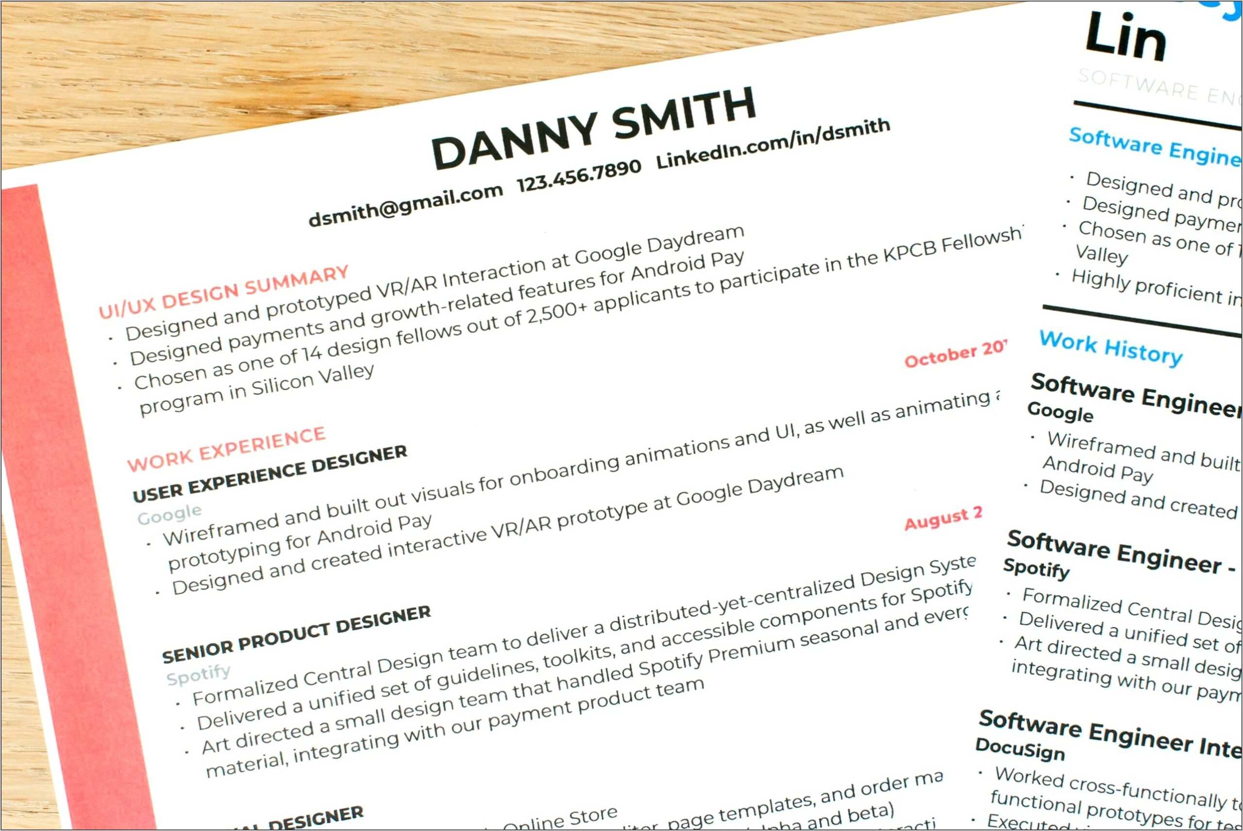 Industry Exposure Examples For Resume