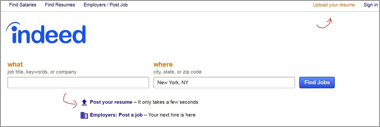 Is Indeed Resume Search Free