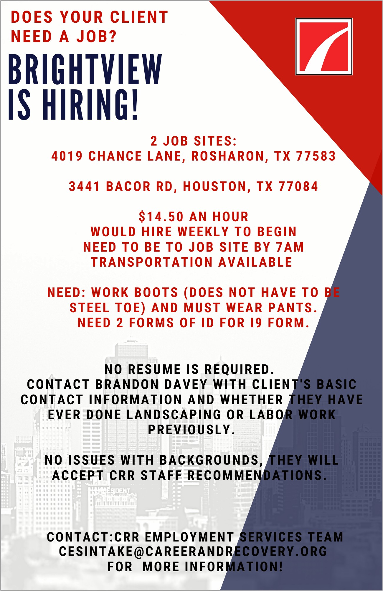 Jobs In Houston Accepting Resumes