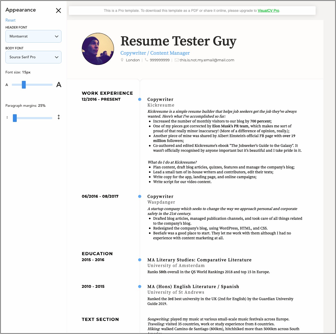 Make The Best Resume Sites