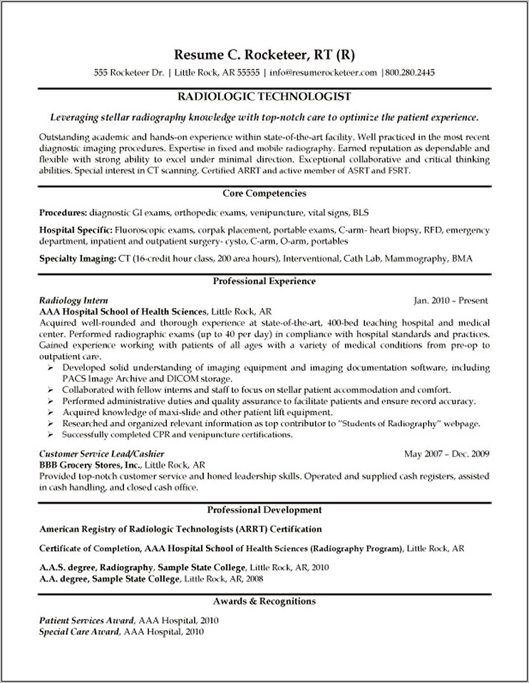 Mammography Technologist Mammography Resume Samples