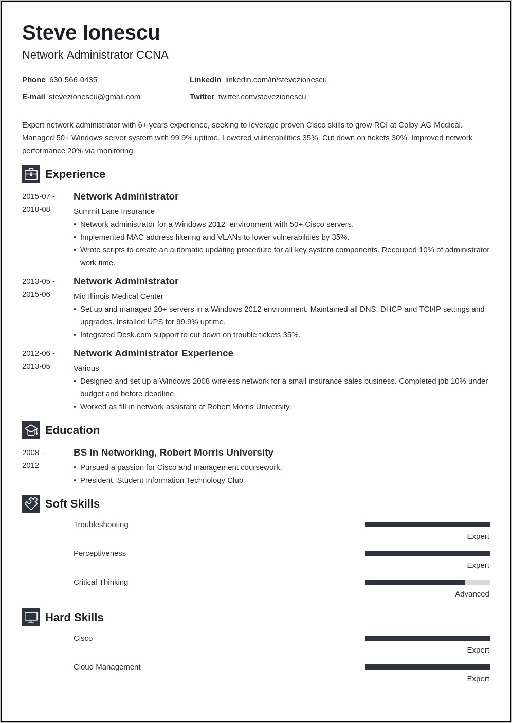 Manage Network Upgrade In Resume