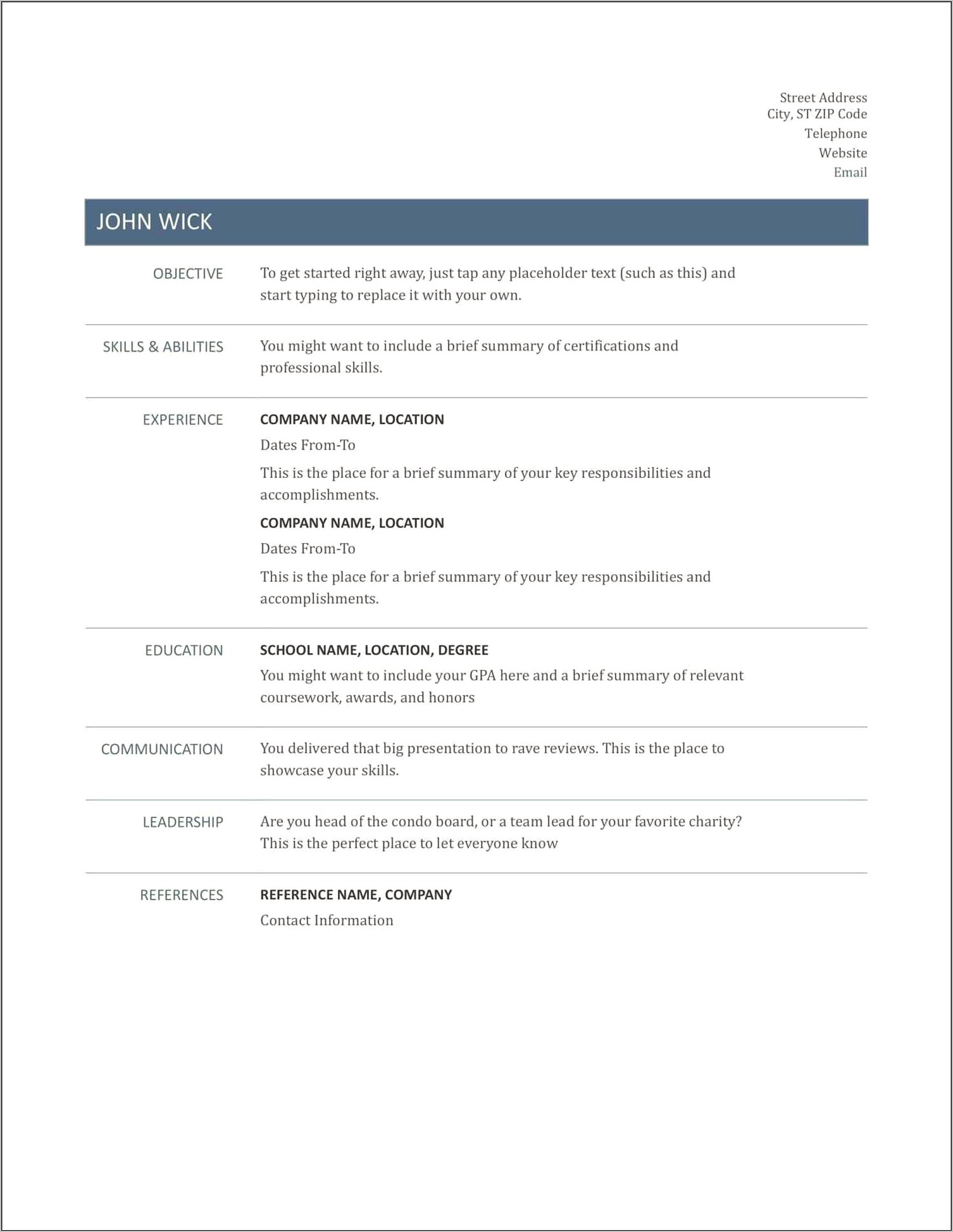 My Perfect Resume Free Download