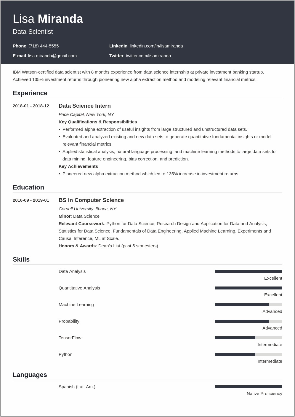 Objective For New Graduate Resume