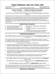 Objective For Nursing Instructor Resume
