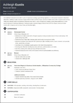 Objective For Resume Event Server