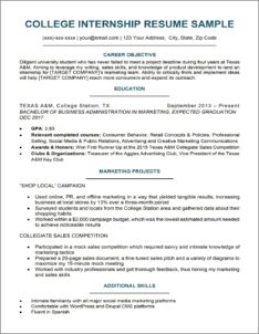 Objective For Student Resume Sample