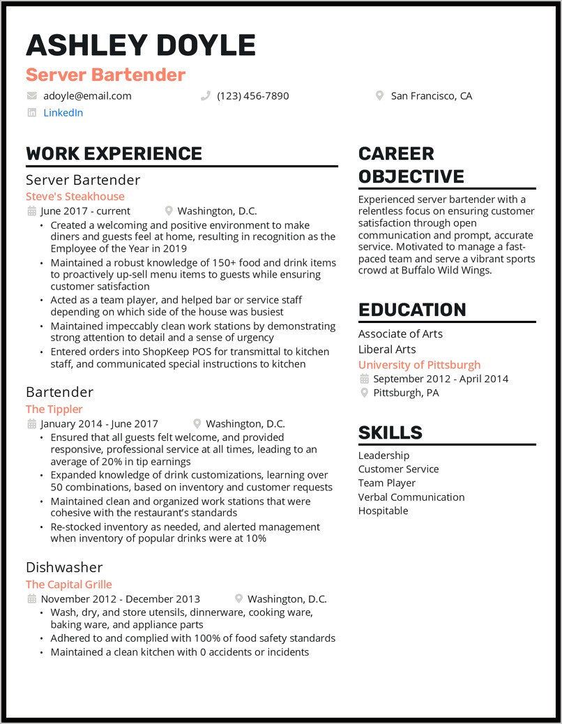 Open Ended Resume Objective Examples