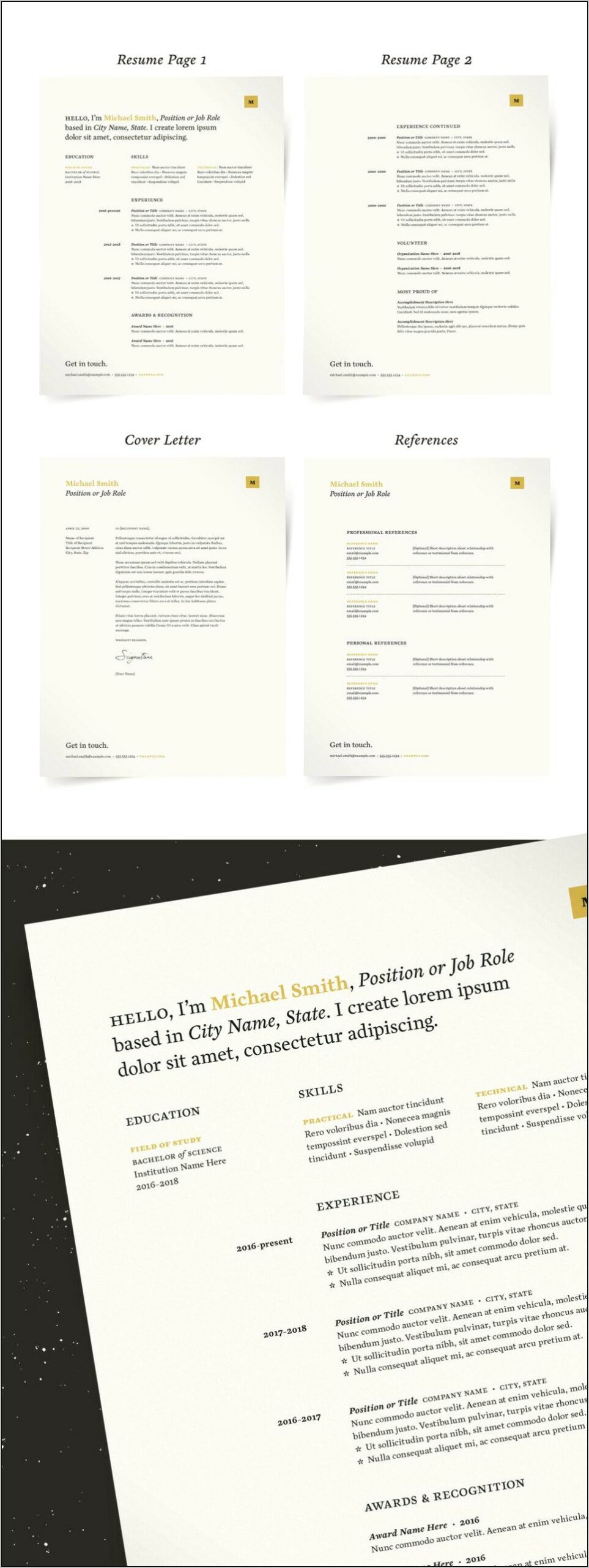 Opening Header For Resume Examples
