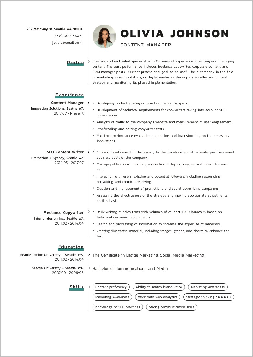 Panera Bread General Manager Resume