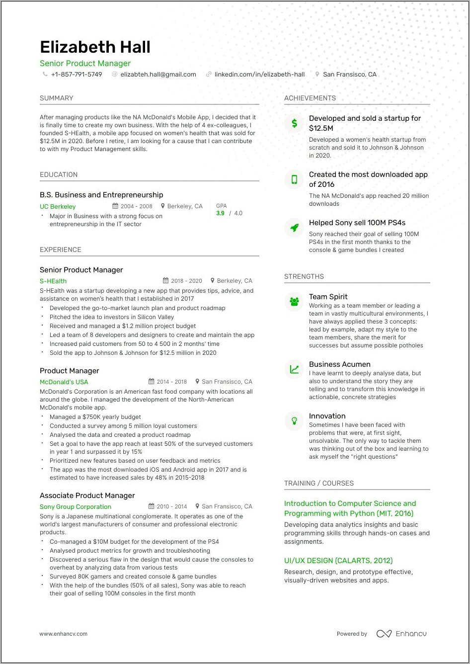 Product Management Resume Writing Services
