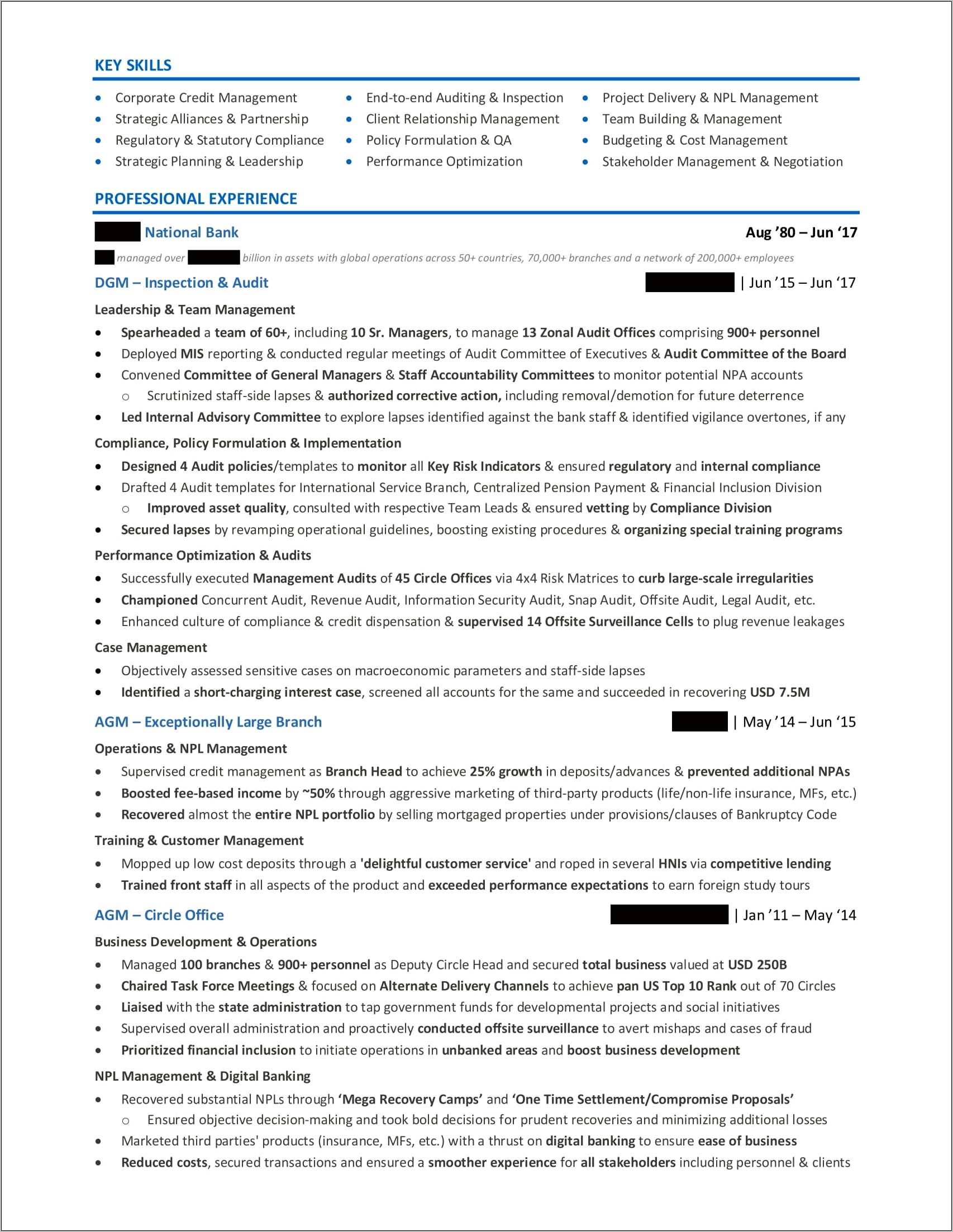 Professional Skills Section Of Resume