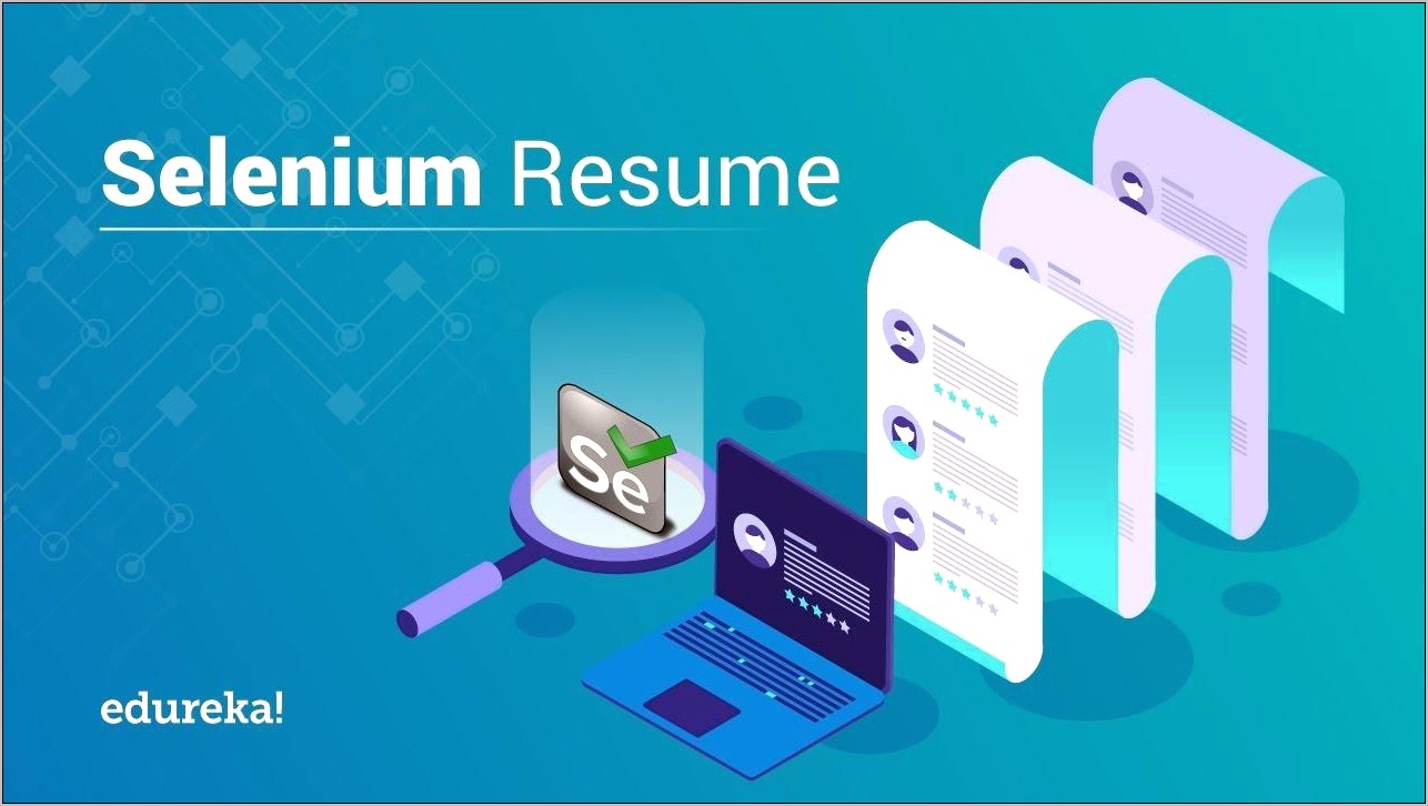 Qa Sample Resume With Selenium