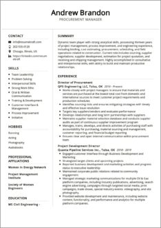 Request For Proposal Resume Sample