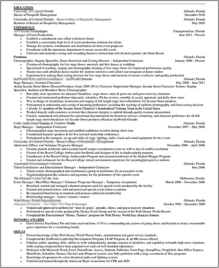 Resume Examples Bad And Good