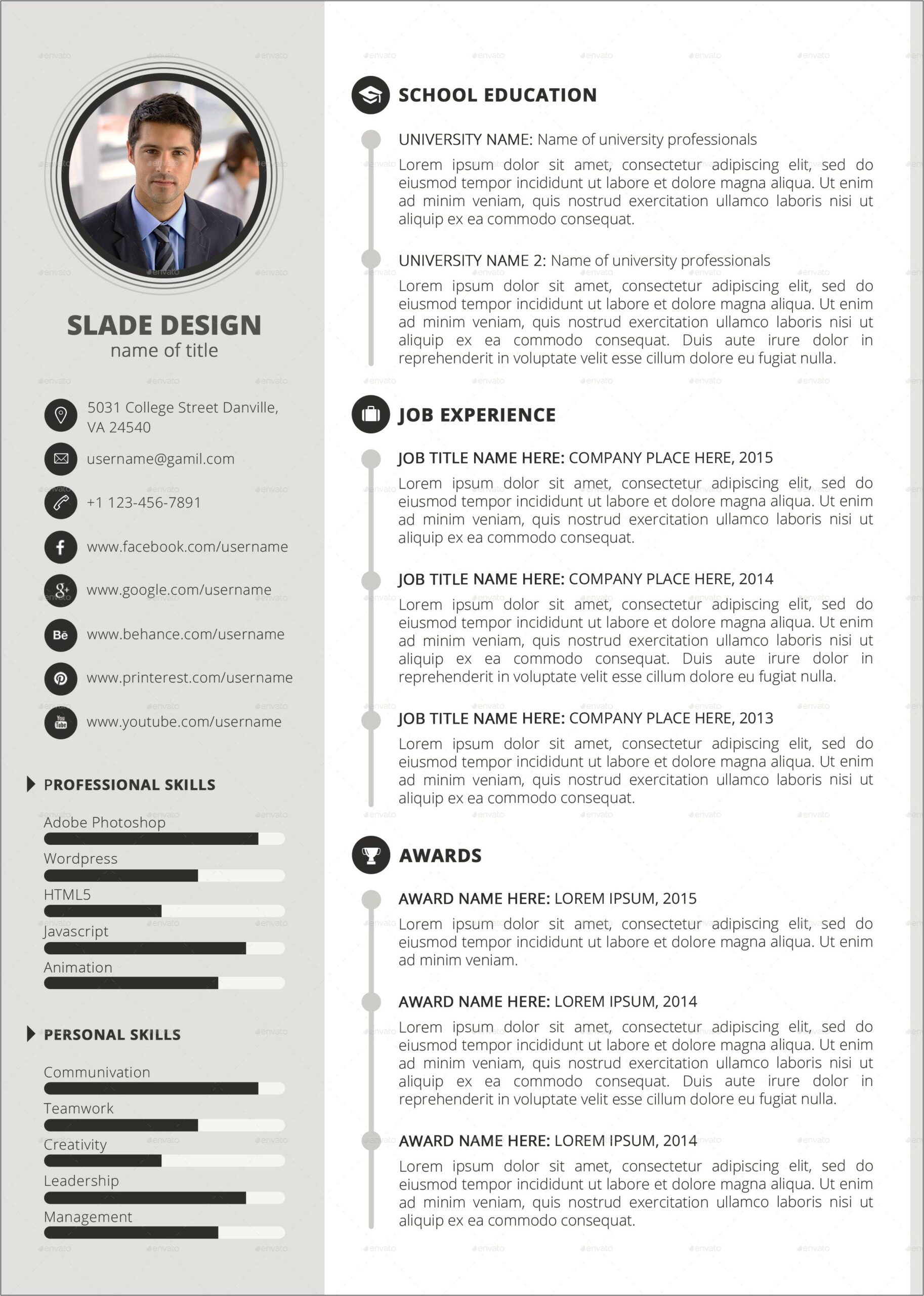 Resume For It Professionals Samples
