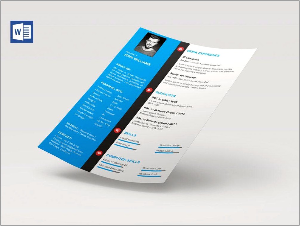 Resume Free Download Templates Word